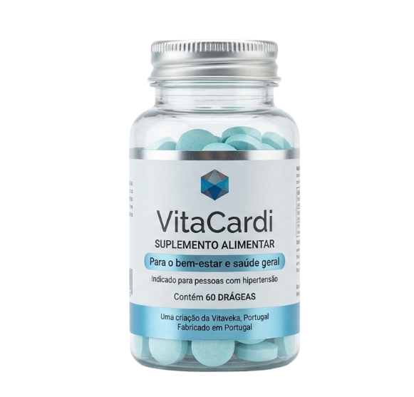 Embalagem do suplemento alimentar VitaCardi